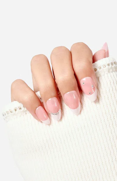 Never Have I Ever Women's French But Make It Fabulous Press-on Nails In Pink