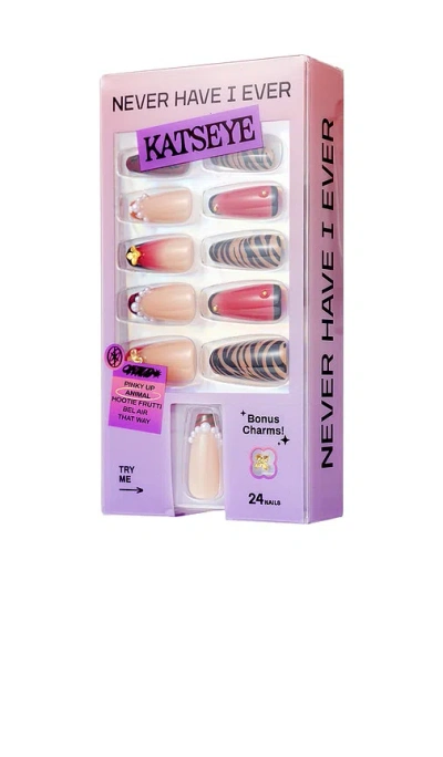 Never Have I Ever X Katseye Press-on Nails In Animal