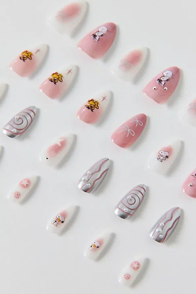 Never Have I Ever X Peanuts Snoopy Press-on Nail Set In Swirls Of Snoopy At Urban Outfitters