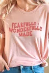 Never Lose Hope Inspirational Tee - Fearfully Made In Pink In Pink