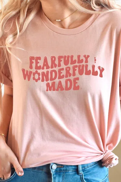 Never Lose Hope Inspirational Tee - Fearfully Made In Pink
