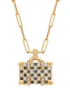 Nevernot 14k Yellow Gold 'weekend Trip'  Small Suitcase