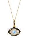 Nevernot 14kt Yellow Gold Life In Colour Topaz And Diamond Necklace In Gold