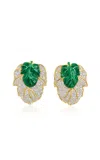 Nevernot Hide N Seek 18k Yellow Gold Diamond Ready 2 Lead On Earrings