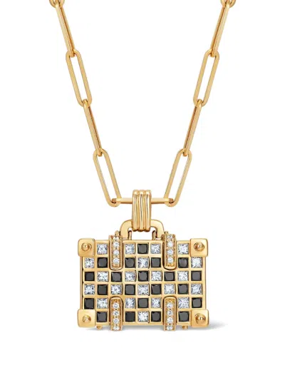 Nevernot Night And Day Weekend Diamond Necklace In Gold