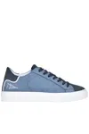 Nevver La Tennis Suede Sneakers In Navy Blue