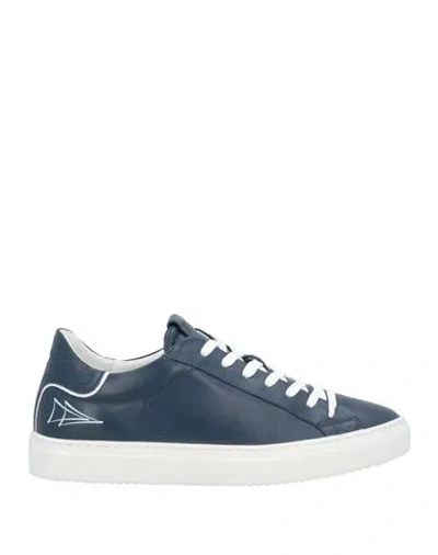 Nevver Man Sneakers Navy Size 9 Leather