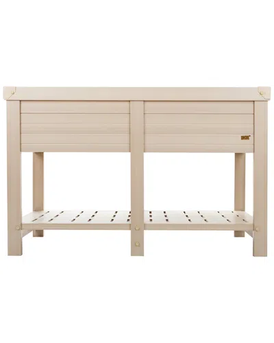 NEW AGE PET DISCONTINUED DISCONTINUED NEW AGE PET ECOFLEX 48IN RECTANGULAR RAISED GARDEN-FLOWER PLANTER