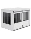 New Age Pet Ecoflex Barn Door Dog Crate End Table