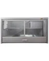 New Age Pet Ecoflex Jumbo Park Avenue Indoor Rabbit Hutch-nantucket Grey In Grey