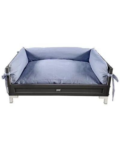 New Age Pet Ecoflex Manhattan Raised Dog Bed With Cushion In Brown