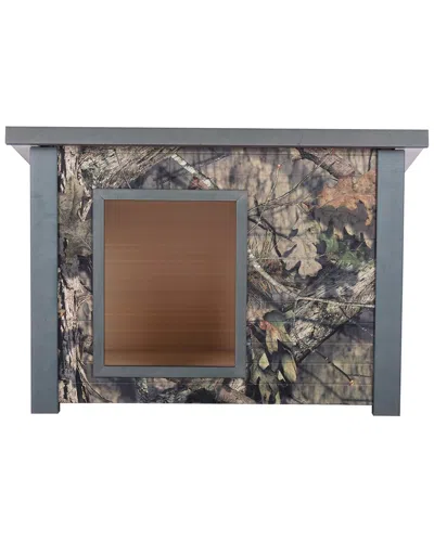 New Age Pet Ecoflex Rustic Style Dog House - Medium Mossy Oak In Brown