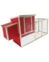 New Age Pet Ecoflex Sonoma Chicken Coop In Red