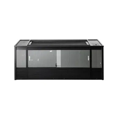 New Age Pet Ecoflex X-large Reptile Enclosure With Matching Cabinet Stand Set In Black