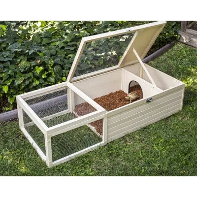New Age Pet Tortoise House And Pen Combo In Beige