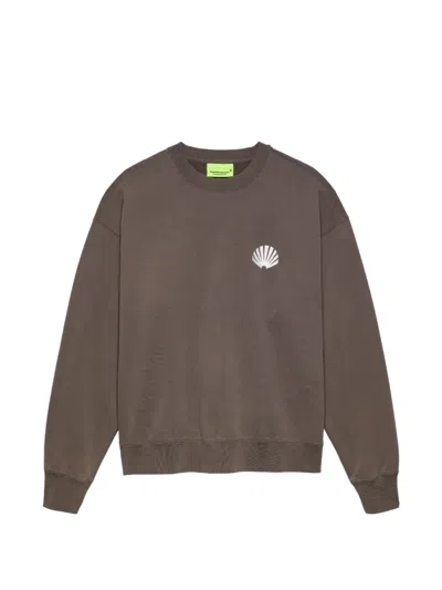 New Amsterdam Crew-neck Sweatshirt In Brown