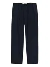 New Amsterdam Drawstring Pocket Trousers In Blue