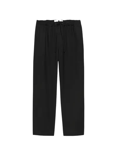 New Amsterdam Drawstring Track Pants In Black