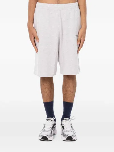New Amsterdam Flow Logo-embroidered Shorts In Neutral