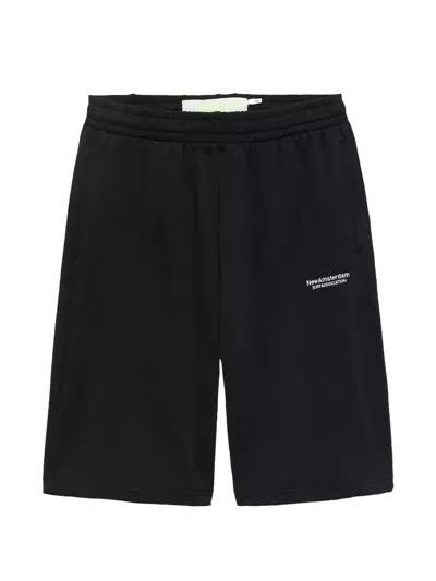 New Amsterdam Flow Logo-print Shorts In Black