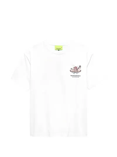 New Amsterdam Graphic T-shirt In White