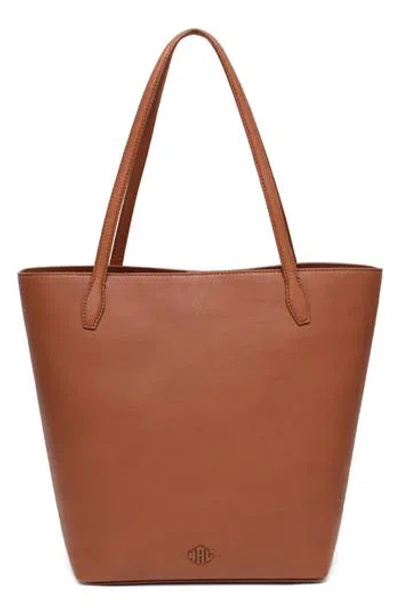 New Amsterdam Leatherworks Asher Large Tote In Brown