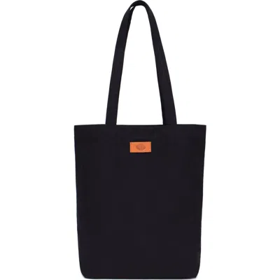 New Amsterdam Leatherworks Eden Canvas Tote Bag In Black