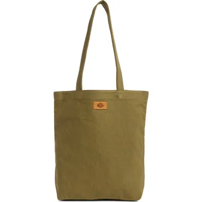 New Amsterdam Leatherworks Eden Canvas Tote Bag In Green