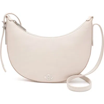 New Amsterdam Leatherworks Silas Leather Saddle Bag In White