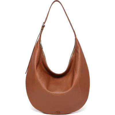 New Amsterdam Leatherworks Wyatt Oversize Hobo Bag In Brown