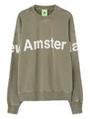 New Amsterdam Logo-print Sweatshirt In Gray