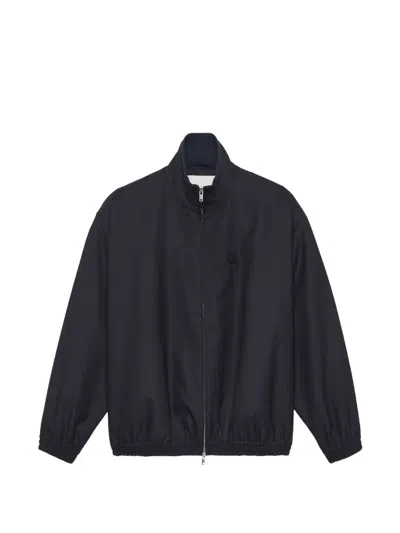 New Amsterdam Logo-embroidered Jacket In Blue