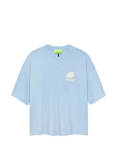 New Amsterdam Logo-print Cotton T-shirt In Blue