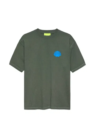 New Amsterdam Logo-print T-shirt In Green
