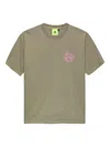 New Amsterdam Lost Surfer Shell-print Surfing-figure T-shirt In Brown