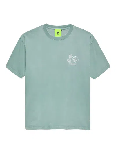New Amsterdam Lost Surfer Shell-print T-shirt In Blue
