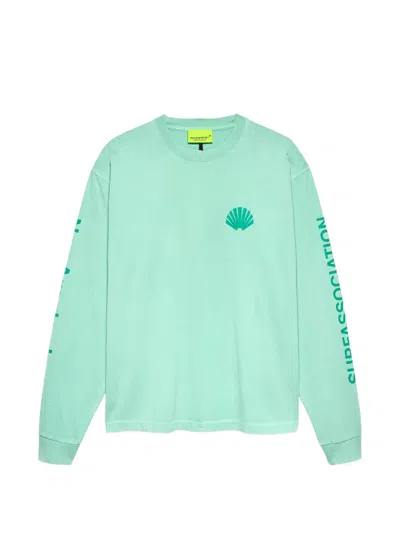 New Amsterdam Ocean Wave Sweatshirt In Green