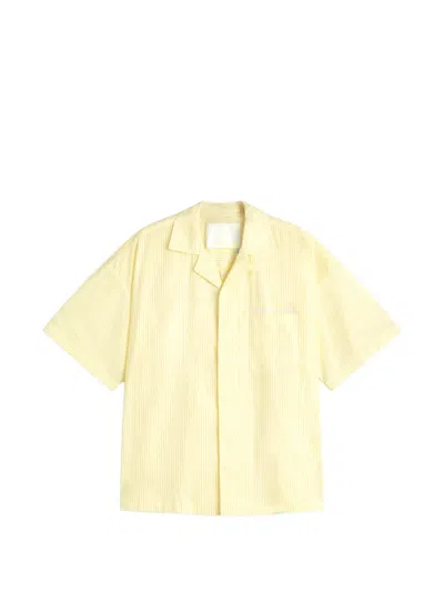 New Amsterdam Pocket Striped Shirt In Yellow
