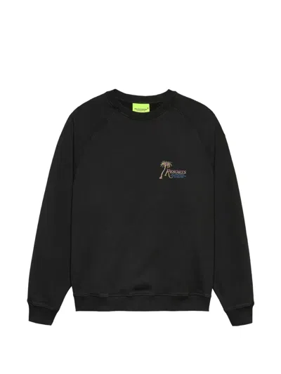 New Amsterdam Resorts Logo-print Sweater In Black