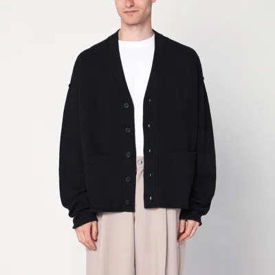 New Amsterdam Surf Association Black Cotton Blend Cardigan