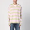 New Amsterdam Surf Association V-neck Striped Sweater In Multi