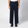 NEW AMSTERDAM SURF ASSOCIATION NEW AMSTERDAM SURF ASSOCIATION NAVY BLUE COTTON BLEND TROUSERS