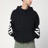 Shop New Amsterdam Surf Association Oversized Black Sweatshirt With Logo