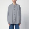New Amsterdam Surf Association Wool Blend Checked Shirt In Black