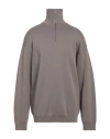 New Amsterdam Surfassociation Man Turtleneck Taupe Size Xl Wool, Acrylic In Grey