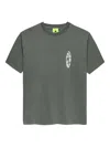 New Amsterdam Surfboard-print T-shirt In Gray
