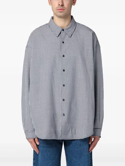 New Amsterdam Wool-blend Shirt In Gray