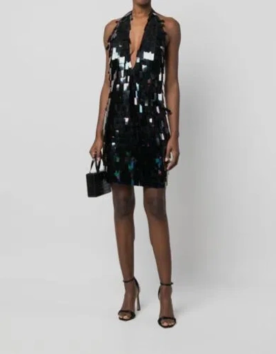 Pre-owned New Arrivals $840 Arrivals Women's Black Sequin Calypso In Pera Nights Dress Size 38
