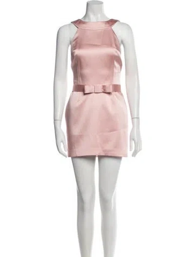 Pre-owned New Arrivals Halterneck Mini Dress W/ Tags In Pink
