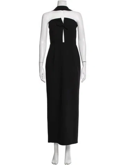 Pre-owned New Arrivals Ilkyaz Ozel Long Dress In Black